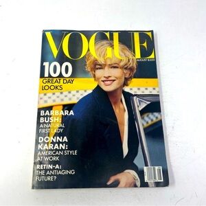 Vogue Magazine August 1989